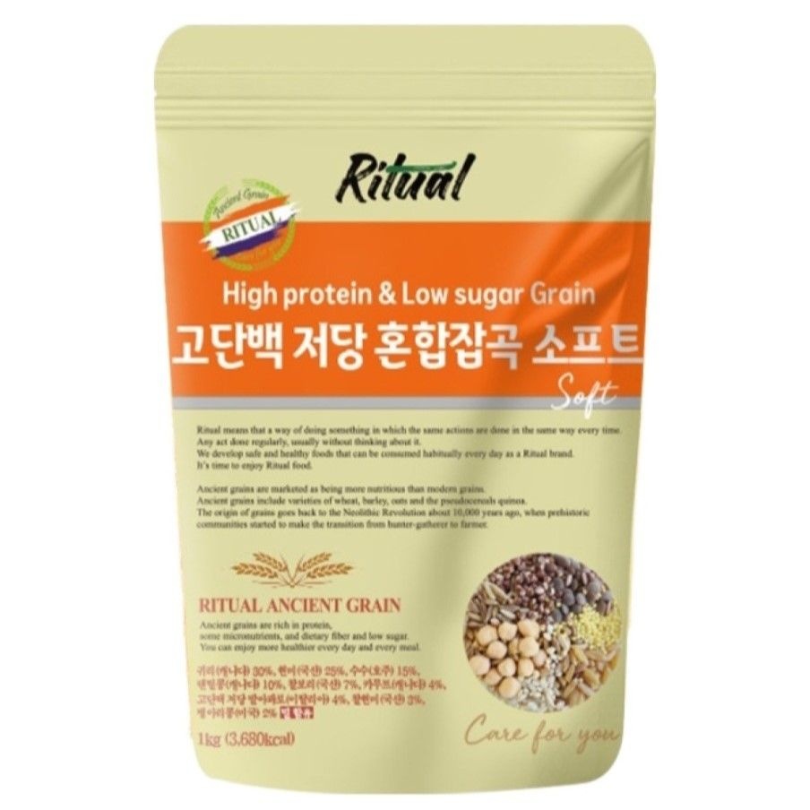 리투알 고단백 저당 혼합 잡곡 소프트, 1kg, 1개 n