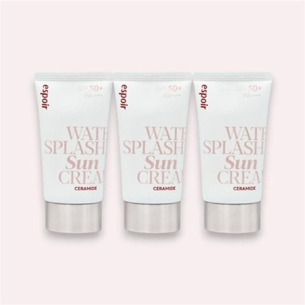 에스쁘아 워터 스플래쉬 선크림 세라마이드 60ml 3개 톤업 SPF5...
