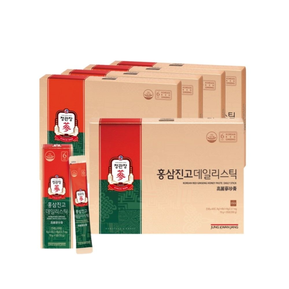 정관장 [본사] 홍삼진고데일리스틱(10g*20포)*5개 + 쇼핑백 증정