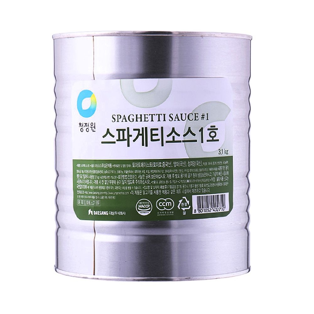 청정원 스파게티소스1호 3.1kg