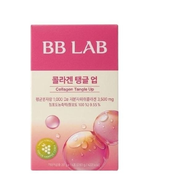 [비비랩] 콜라겐 탱글 업 젤리 형태 스틱 14포x1 한국 이너뷰티