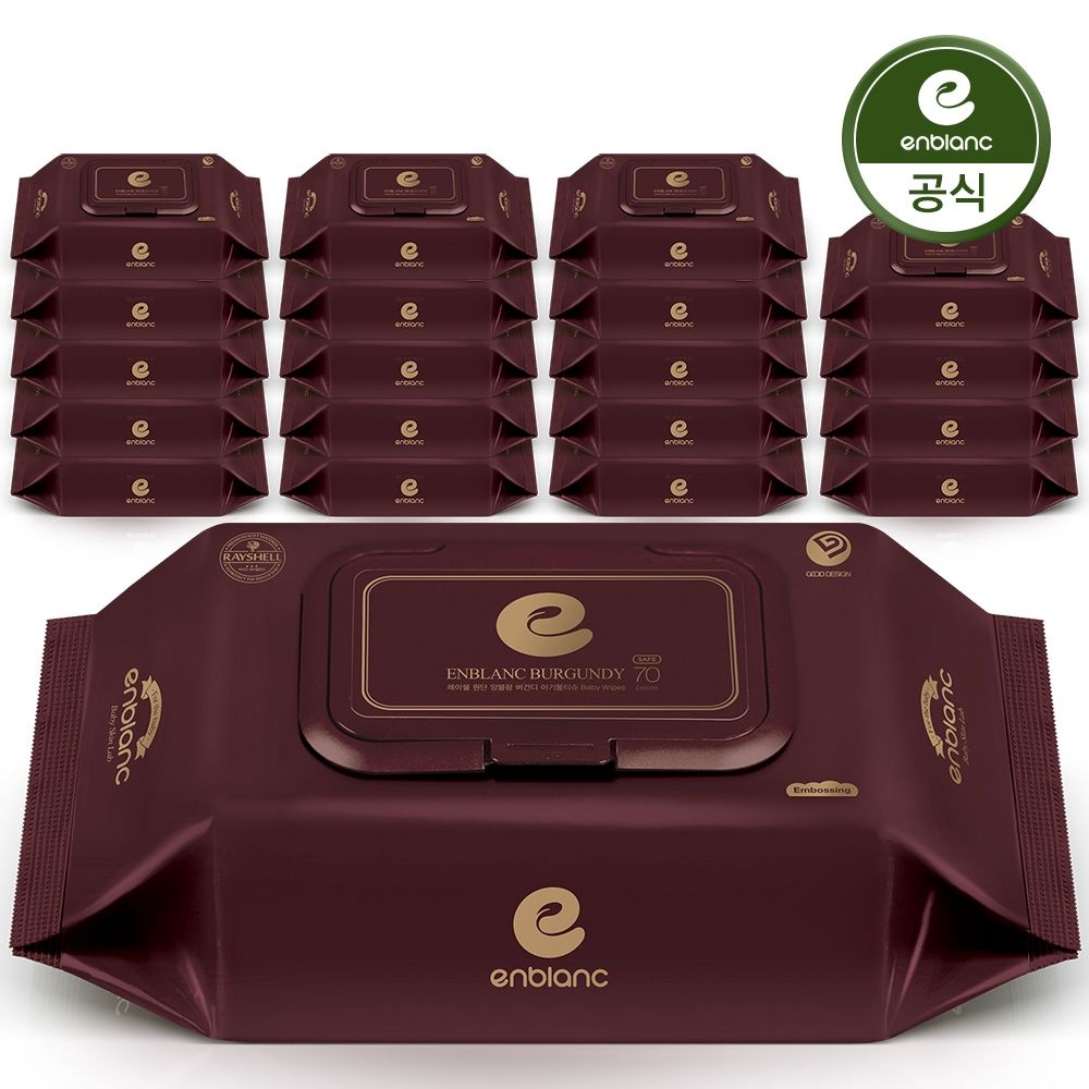 [롯데온] 앙블랑 물티슈 80초고평량 네이비 20팩 (25,950원/무배)