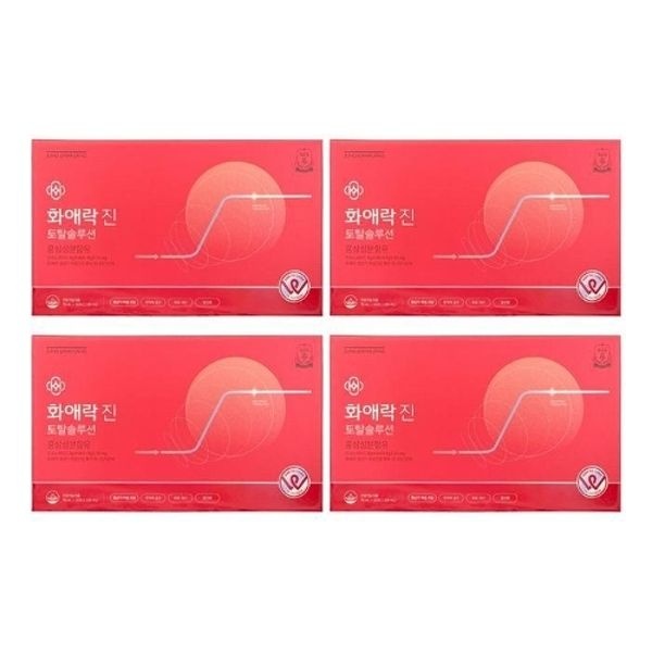 정관장 화애락진 토탈솔루션 70ml x 30포 터닝미 리뉴얼 4개 Ss