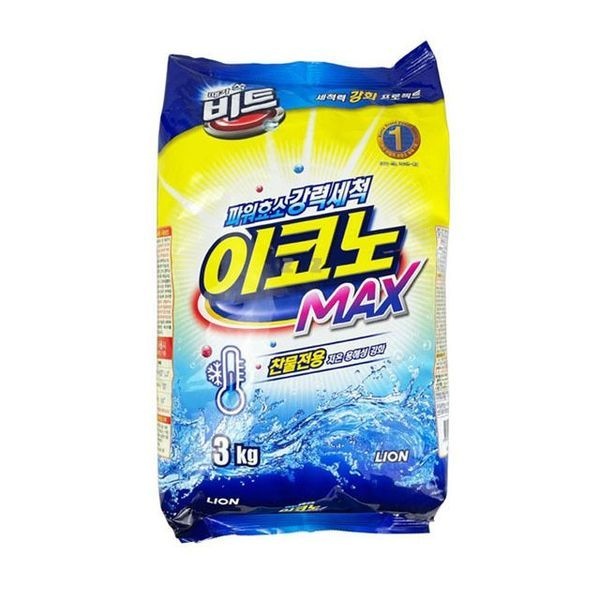 에이치플러스몰 찬물전용 세탁세제 3kg 빨래 세탁세제 가루 분말(WA05AD5)