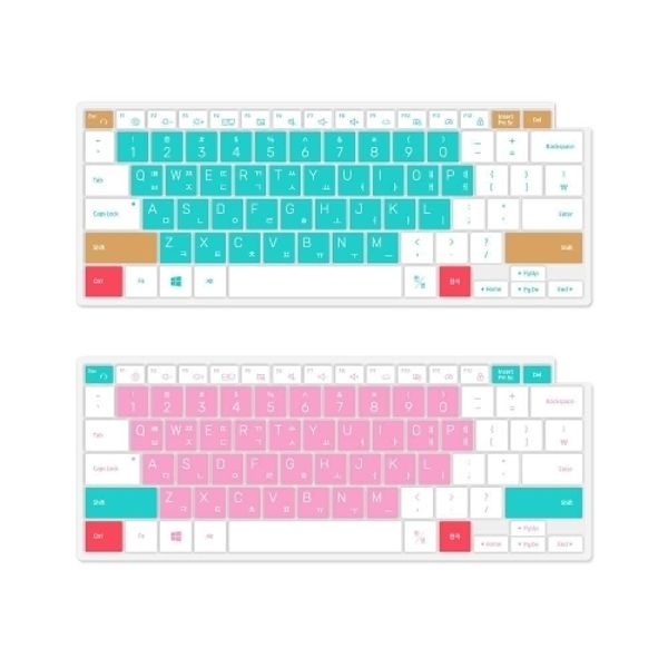 TBZ 삼성 북4 프로 NT941XGK 노트북 마카롱 문자키스킨