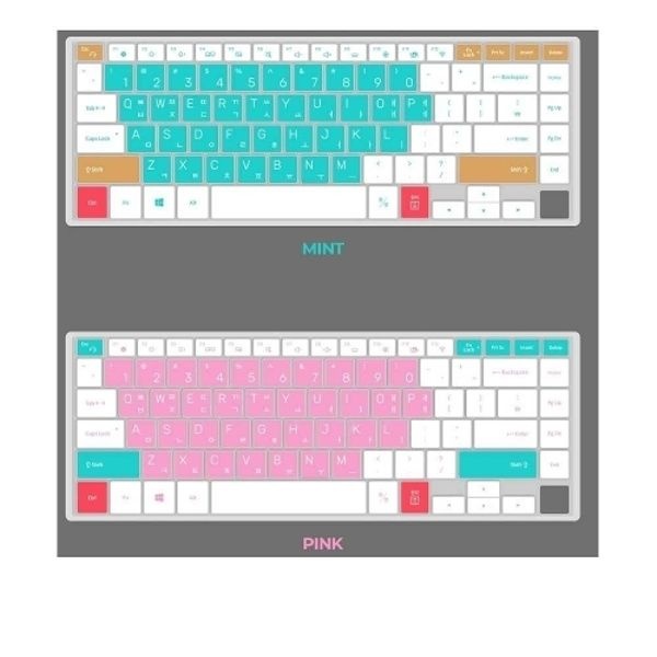 TBZ 삼성 NT950XBV 타공 노트북 마카롱 문자키스킨
