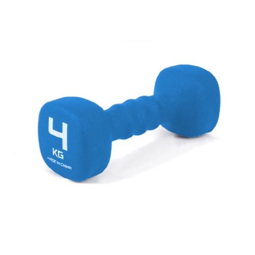 아이워너 네오프렌 사각 컬러아령 4kg 스카이블루 홈트레이닝 헬스 근력운동