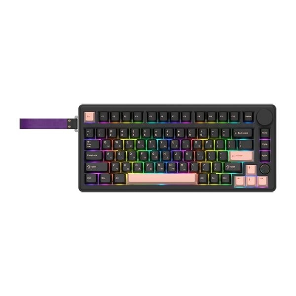 [오늘출발] COX CQK81 VIA 엣지 LED & 노브 3MODE 유무선 기계식 (Deep Oil축)