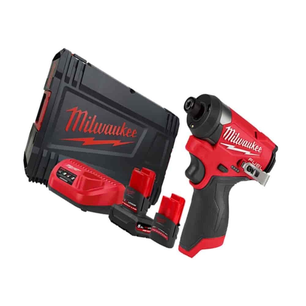 완자스토어 밀워키 임팩드라이버 M12 FID2-5252X 12V 5.0AH 충전임팩 해머드릴