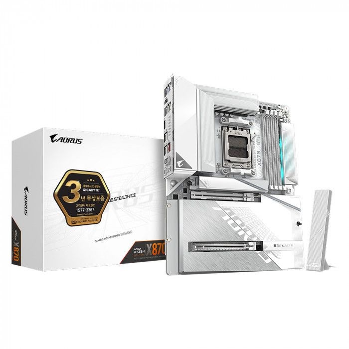 GIGABYTE X870 AORUS STEALTH ICE 제이씨현