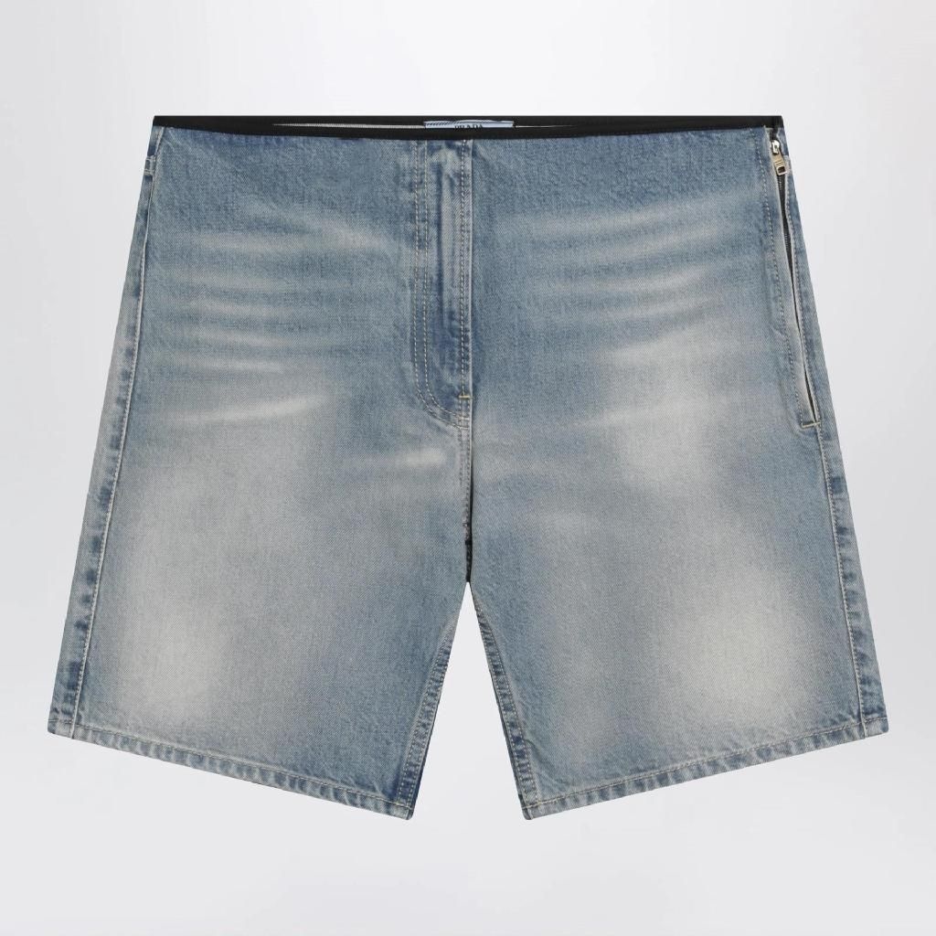 프라다 [해외] 프라다 Prada 워시드 블루 쇼츠 GFP557OOO19YBXN_PRADA-F0008_311-24