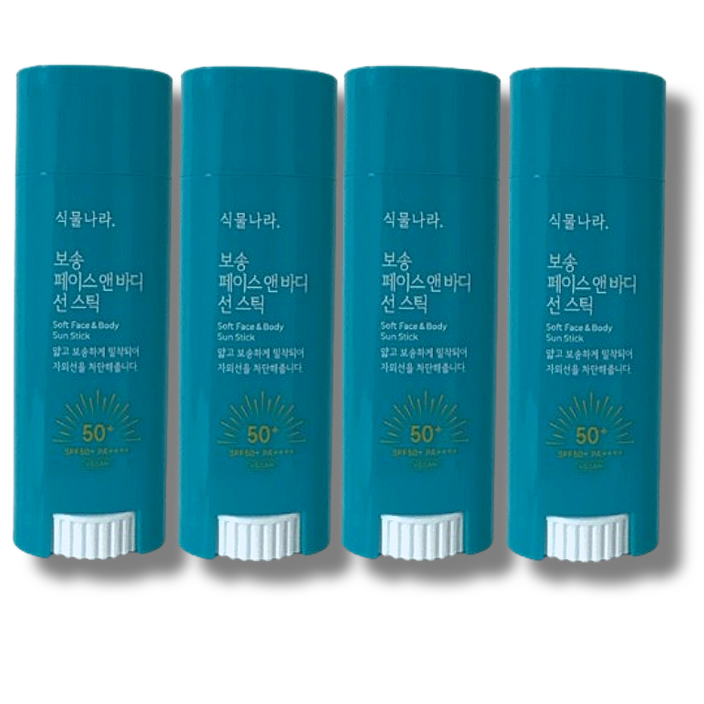 [오늘출발] 식물나라 산소수 페이스 앤 바디 보송 선스틱 30g 4개