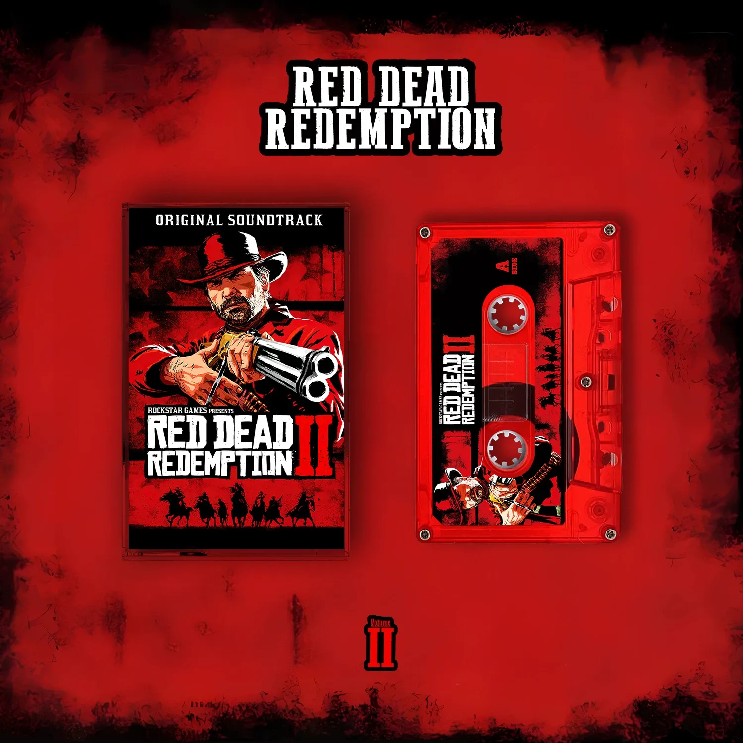 [해외] 브롤스타즈 리벤지 2 Red Dead:Redemption 레드데드리뎀션2 OST 게임 굿즈 빈티지 카세트테이프 레트로 감