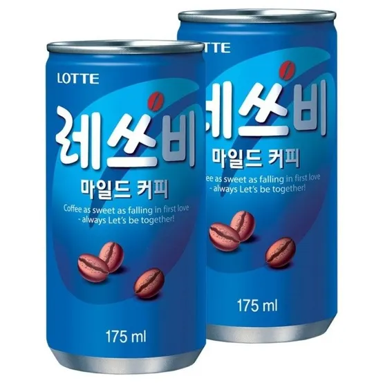 레쓰비 마일드 커피 175ml 30캔 업소용 캔커피 박스