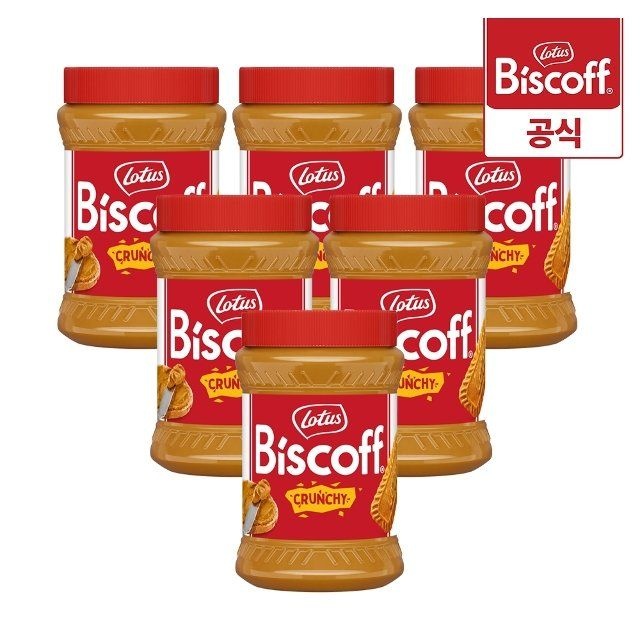 로투스 비스코프 스프레드 크런치 380g(PET) 6개