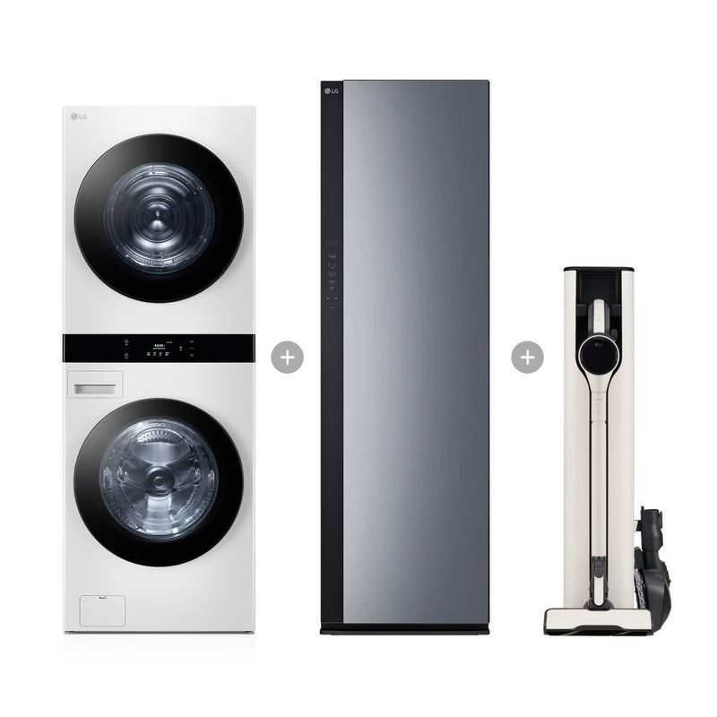 LG전자 LG 워시타워 + 스타일러 + 청소기 1WU-G52-48W 배송무료