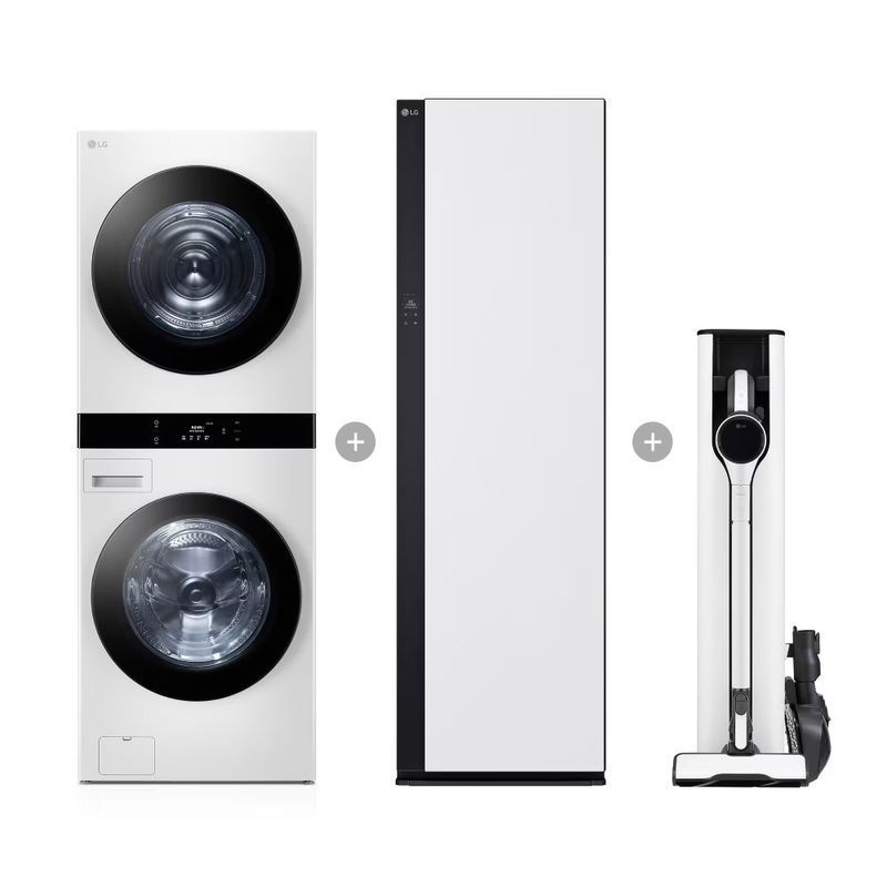 LG전자 LG 워시타워 + 스타일러 + 청소기 1WU-M8H-48H 배송무료