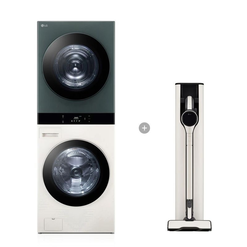 LG전자 LG 트롬 오브제 워시타워 + 청소기 1EG-20W 배송무료