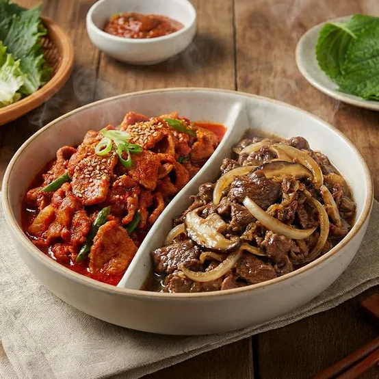 푸주 한돈으로 만든 고추장 불고기 4팩 + 간장맛 순한 돼지불고기 4팩 외