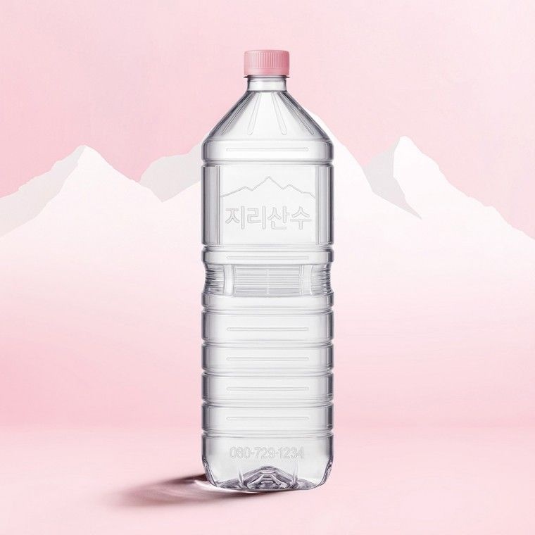 아워홈 지리산수 무라벨 2L X 12입 생수 (아워홈 지리산수 2Lx12개 무라벨)