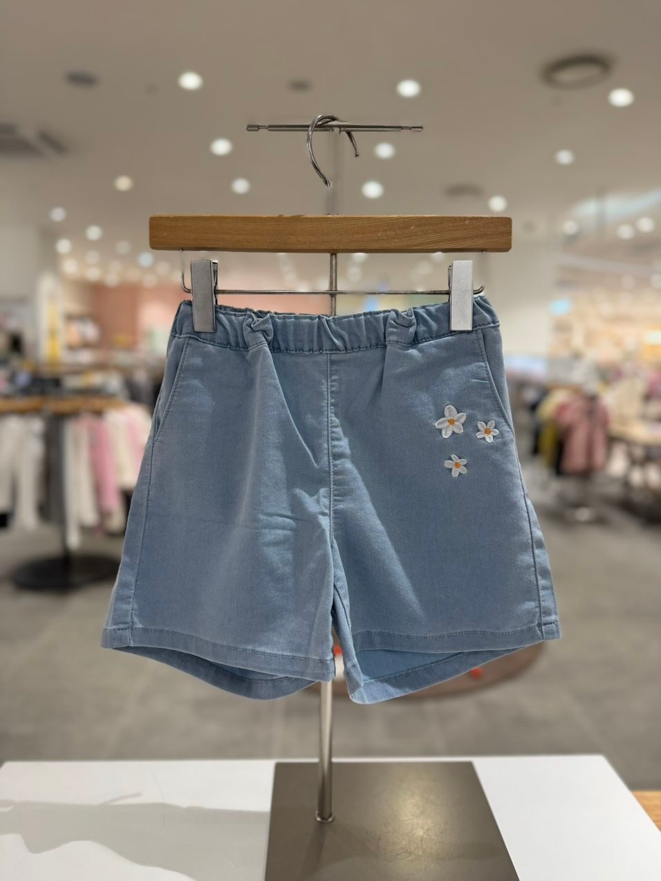 품절임박 (리틀그라운드) TS-플라워 데님 팬츠 74324-413-72