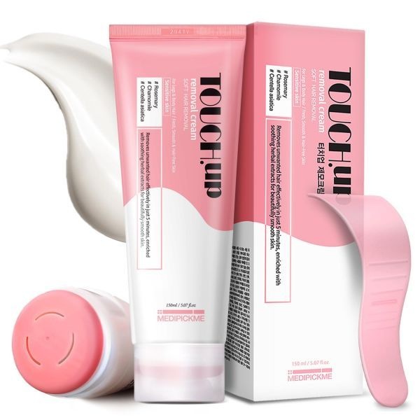 터치업 비키니 라인 무통 제모 젤 - 모든 피부 타입, 남녀 공용, 150ml 150592