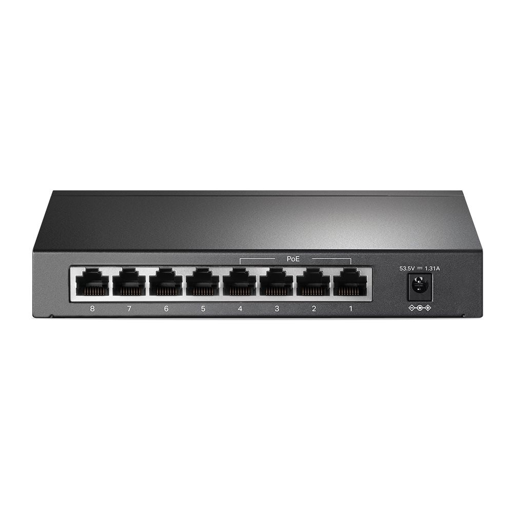 티피링크 TL-SG1008P 8포트 데스크탑 기가 랜선분배기 스위칭허브(4포트 PoE+)