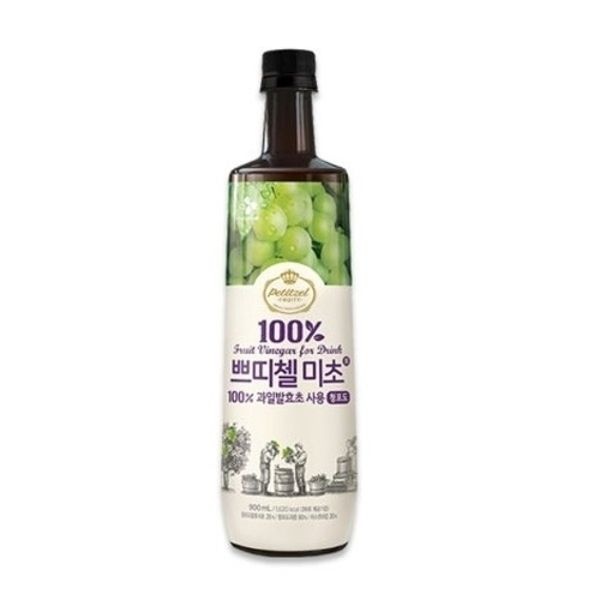 쁘띠첼 미초 청포도 900ml 5개