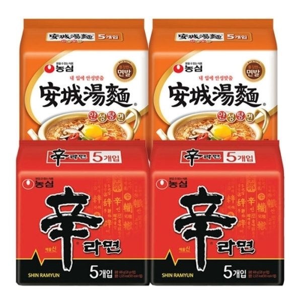 신라면 10입+안성탕면 10입 총20개
