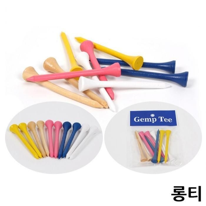 [패션플러스][푸른솔]겜프 골프티 칼라 나무티 (롱티) (68mm) (HT-731) (11209941)