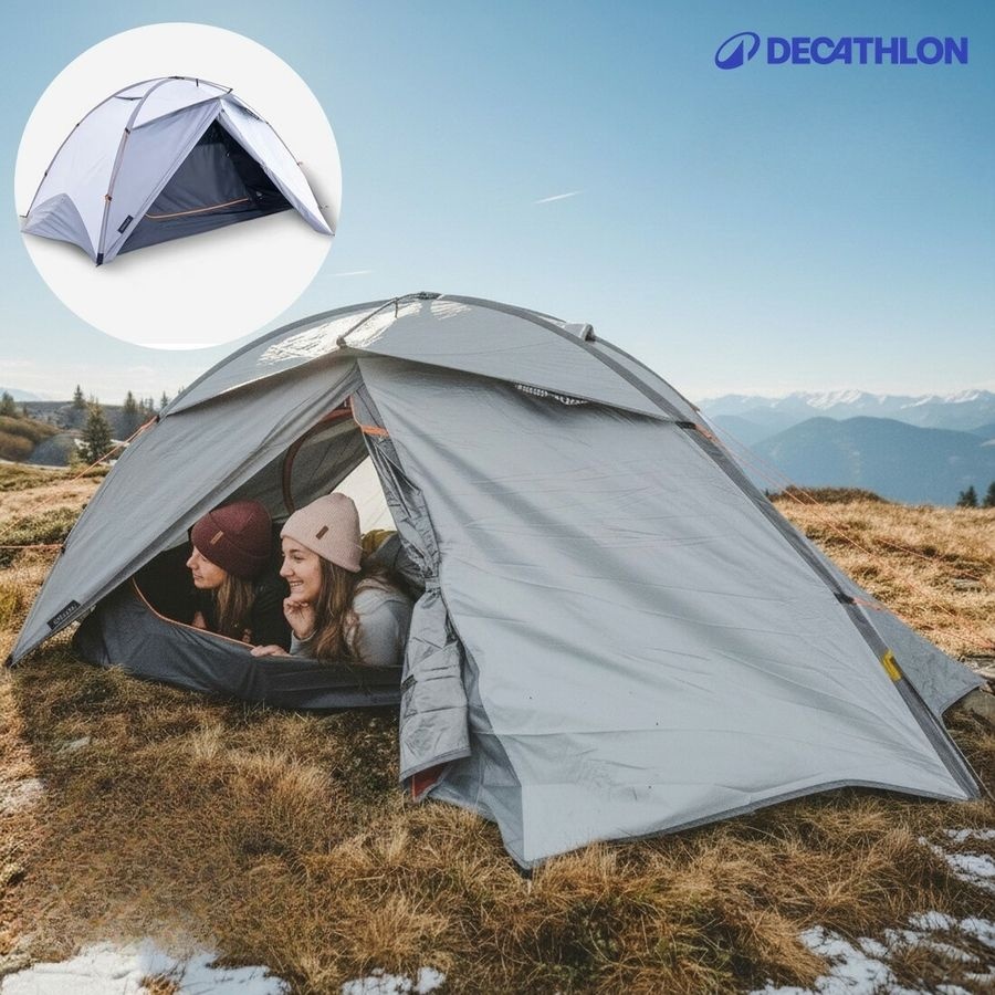 [해외] 데카트론 FORCLAZ 등산용 텐트 트레킹 TREK 500 경량 2인용 8556629