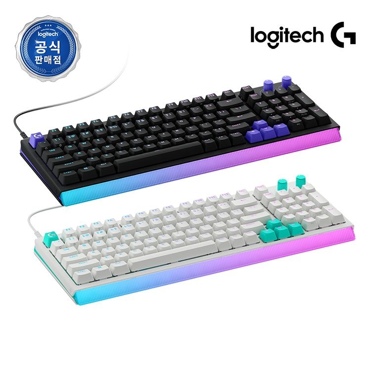 로지텍코리아 공식 G512 X 98 게이밍 키보드 + 전용 팜레스트