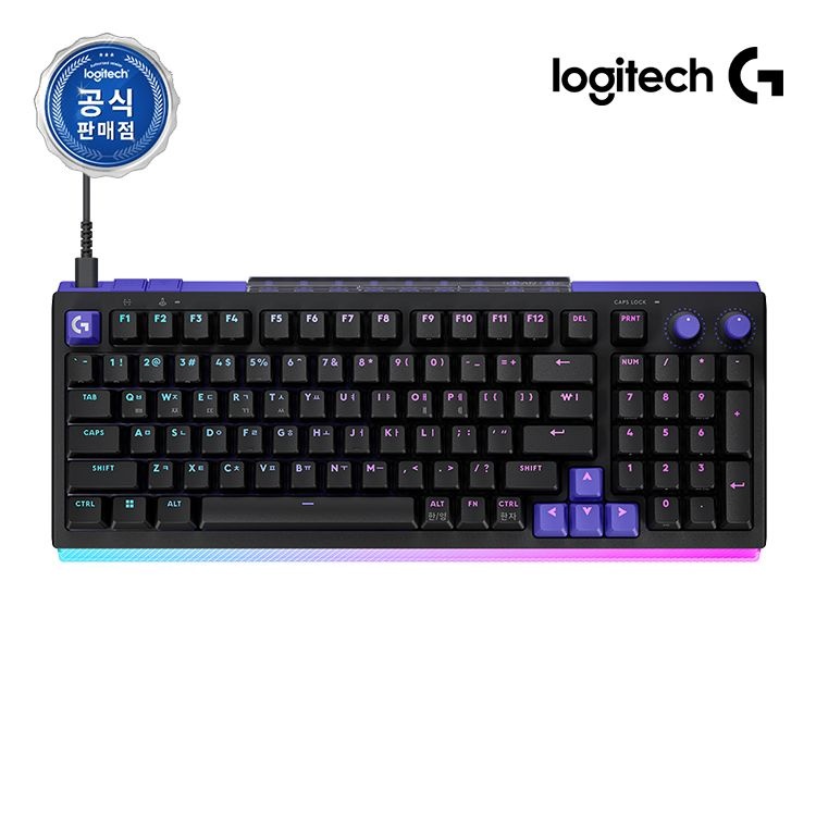 로지텍코리아 공식 G512 X 98 게이밍 키보드 블랙, 갈축