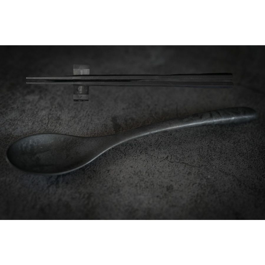 shiromani 시로마니 마니 숟가락 젓가락 셋트 블랙