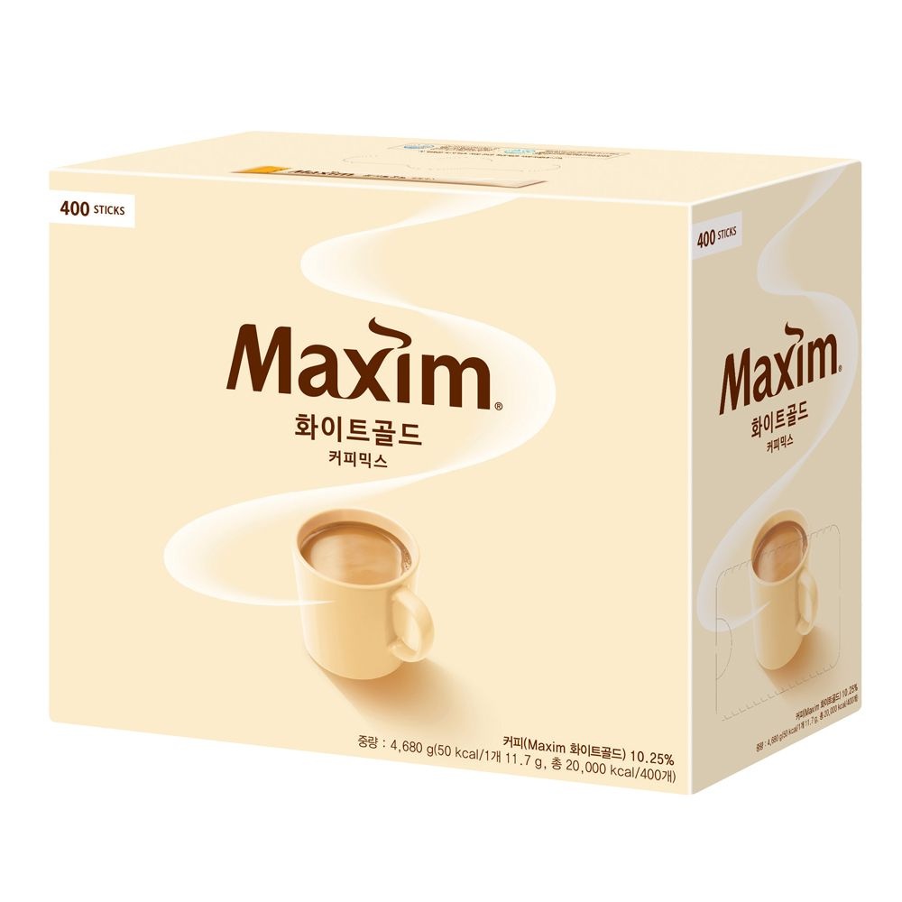 [온세일]맥심 화이트골드 커피믹스, 400개입, 1개