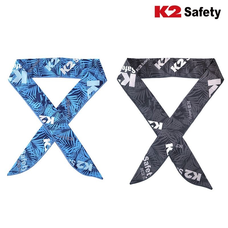 K2 아이스글랜2 쿨스카프 넥쿨러 여름 냉감 머플러 (블루)