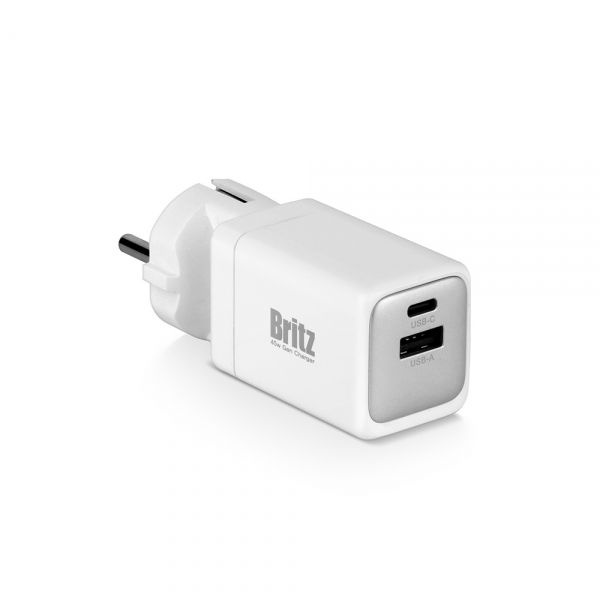 Britz 브리츠인터내셔널 BZ-PD45W GaN 고속충전기 USB-C USB-A