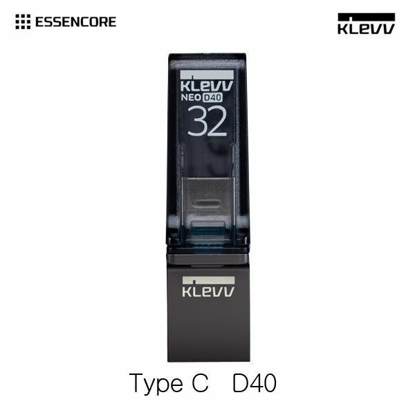 (현대Hmall) 에센코어 KLEVV USB3.2 Gen1 TYPE-C OTG NEO D40 32GB