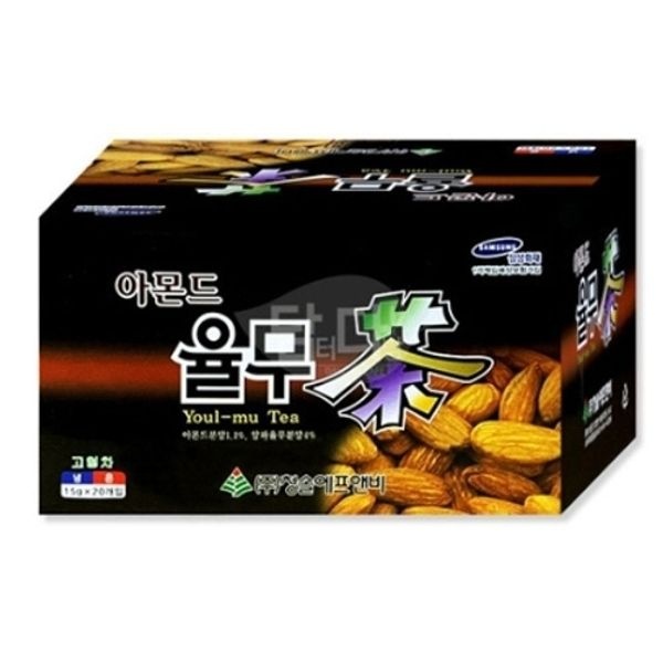 청솔 아몬드율무차 20포 x2