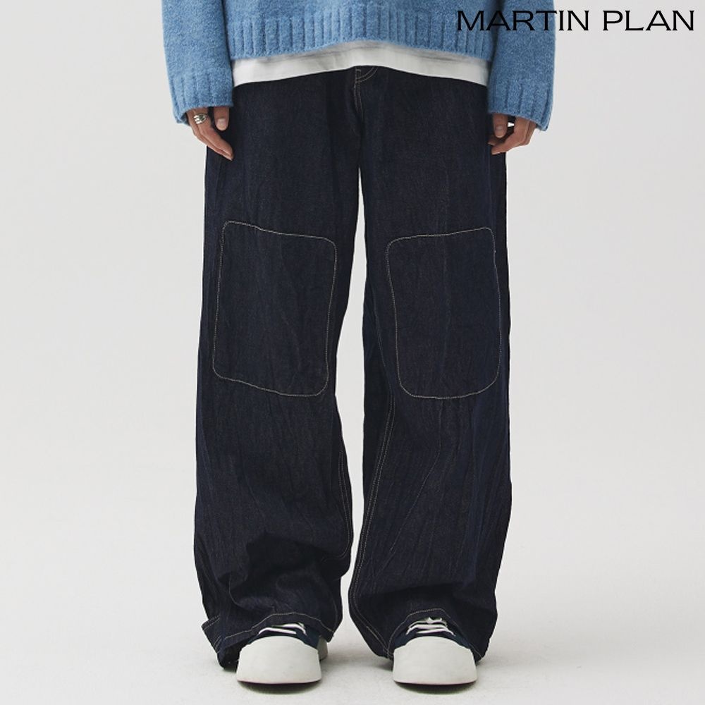 마틴플랜 Travail Box Denim Pants_INDIGO