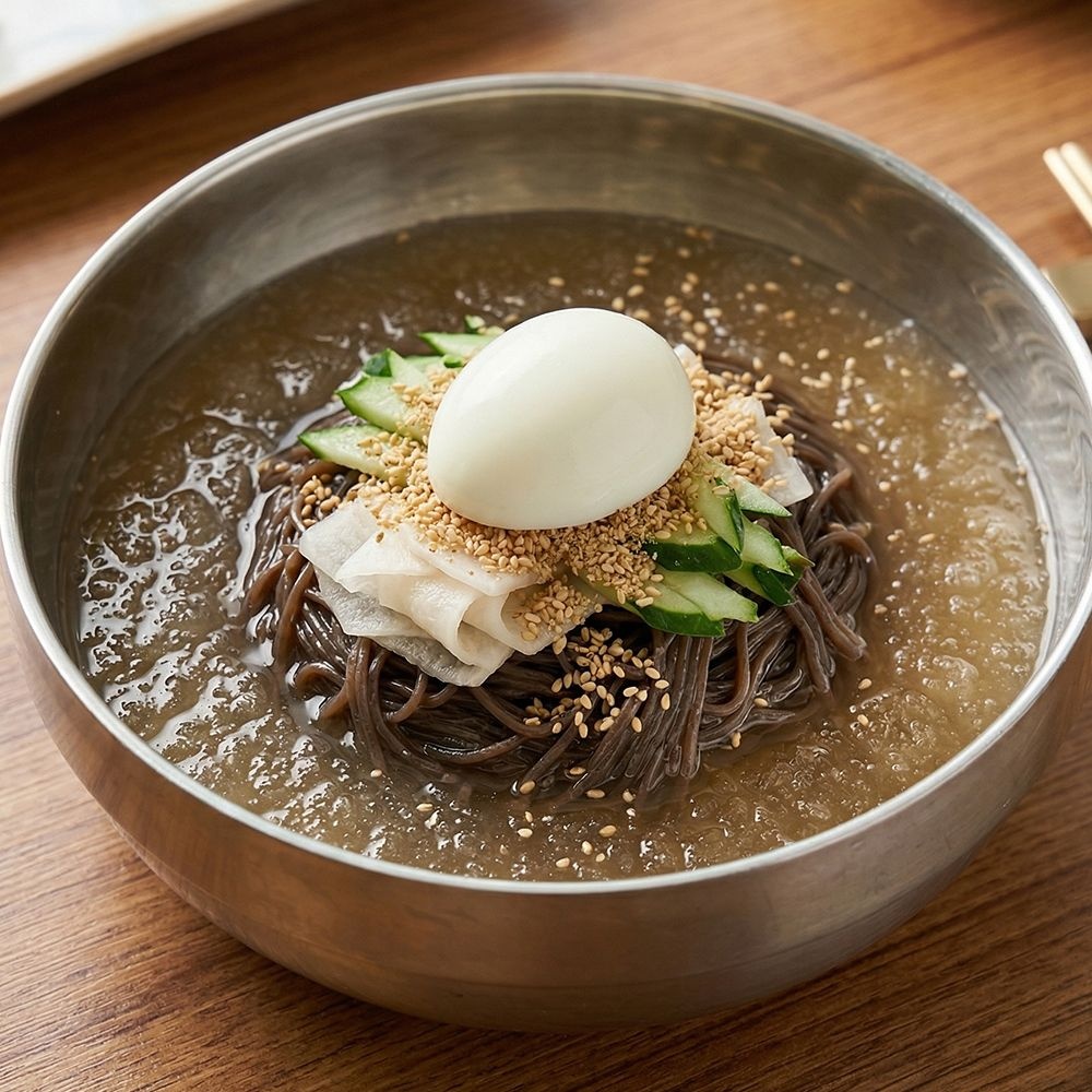 [개별포장] 야심찬 칡냉면 물냉면 10인분 (칡냉면 200g x 10봉+냉면육수 10봉)