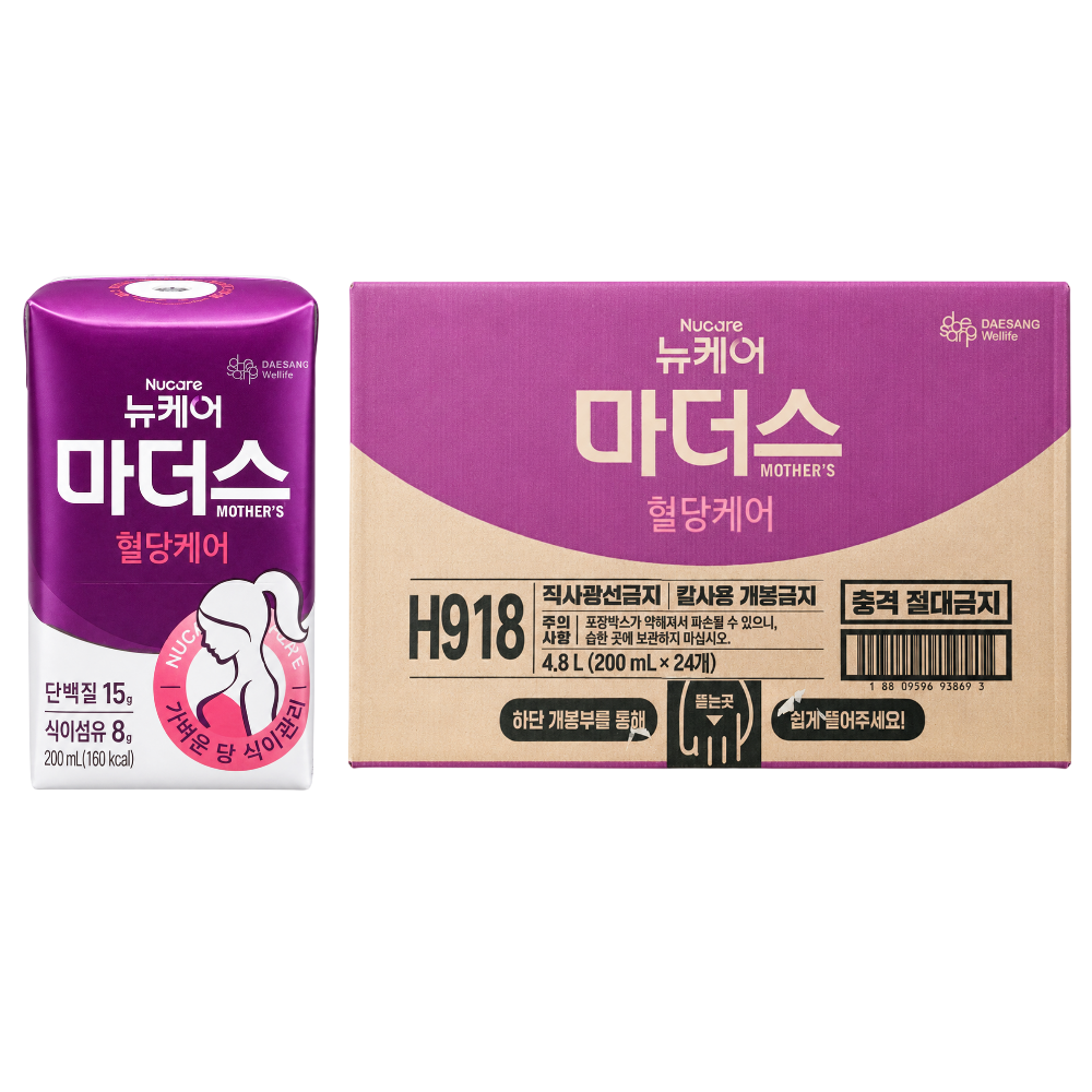 뉴케어 마더스 혈당케어 200ml X 24개