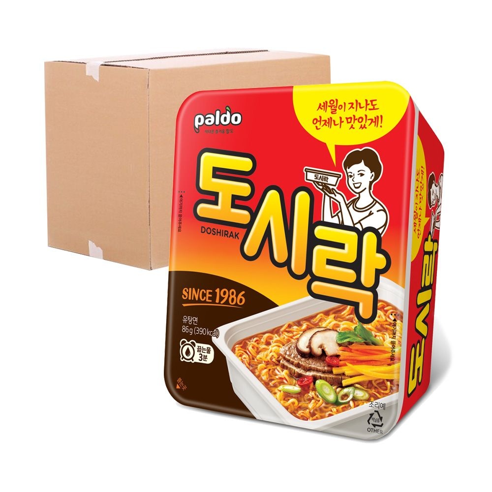 비제이마켓 팔도 도시락 86G 24개입 (1박스) 팔도김치도시락 팔도도시락 도시락컵라면