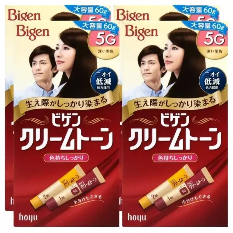 테온셀 비겐 크림톤 5G 진한밤색 60g 4개