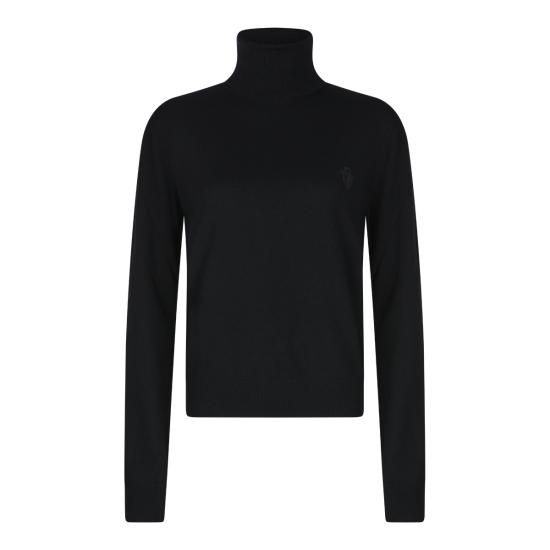 [해외] 구찌 26SS 구찌 자수 울 니트 터틀넥 860442 XKFG71043 NERO