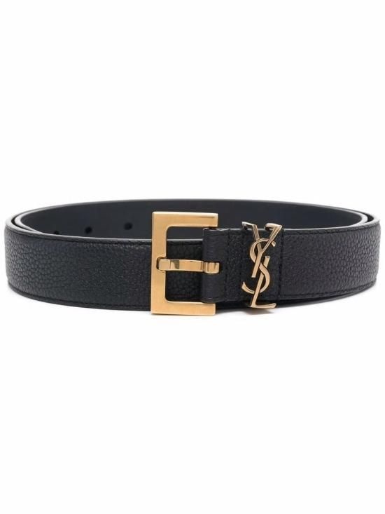 생로랑 26FW 생로랑 모노그램 벨트 634440DTI0W 1000 BLACK