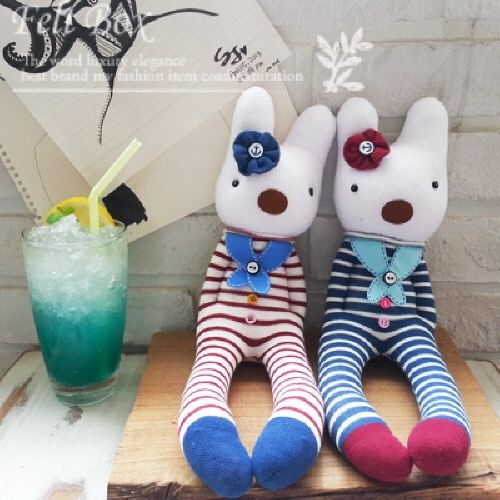 양말인형 만들기 롱롱다리마린토끼diy