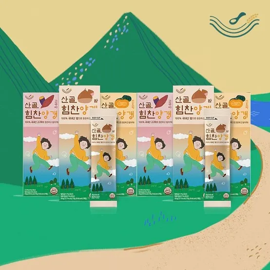 [산골이유식] 산골힘찬양갱 3종 3팩
