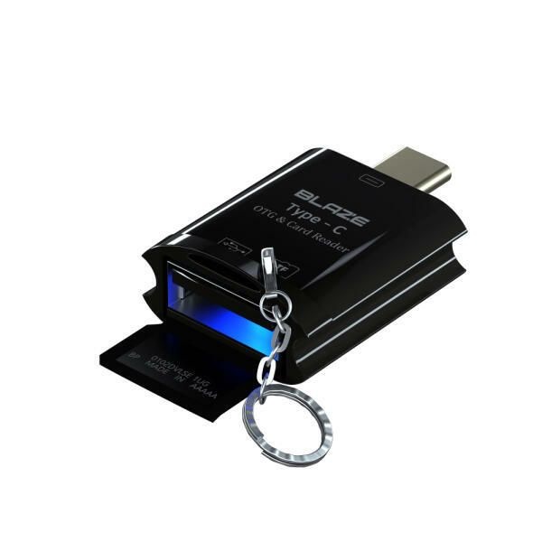 (현대Hmall) 아트박스/블레이즈 C타입 카드리더기 USB 메모리 마이크로 SD젠더 동시
