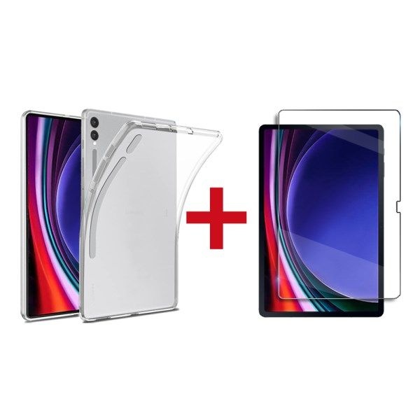 텐바이텐 갤럭시탭S9 울트라 젤리 케이스+강화유리1장 SM-X910N X916N ULTRA